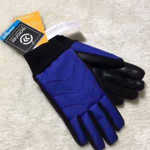 isotoner blue smart touch gloves SIZE L/XL